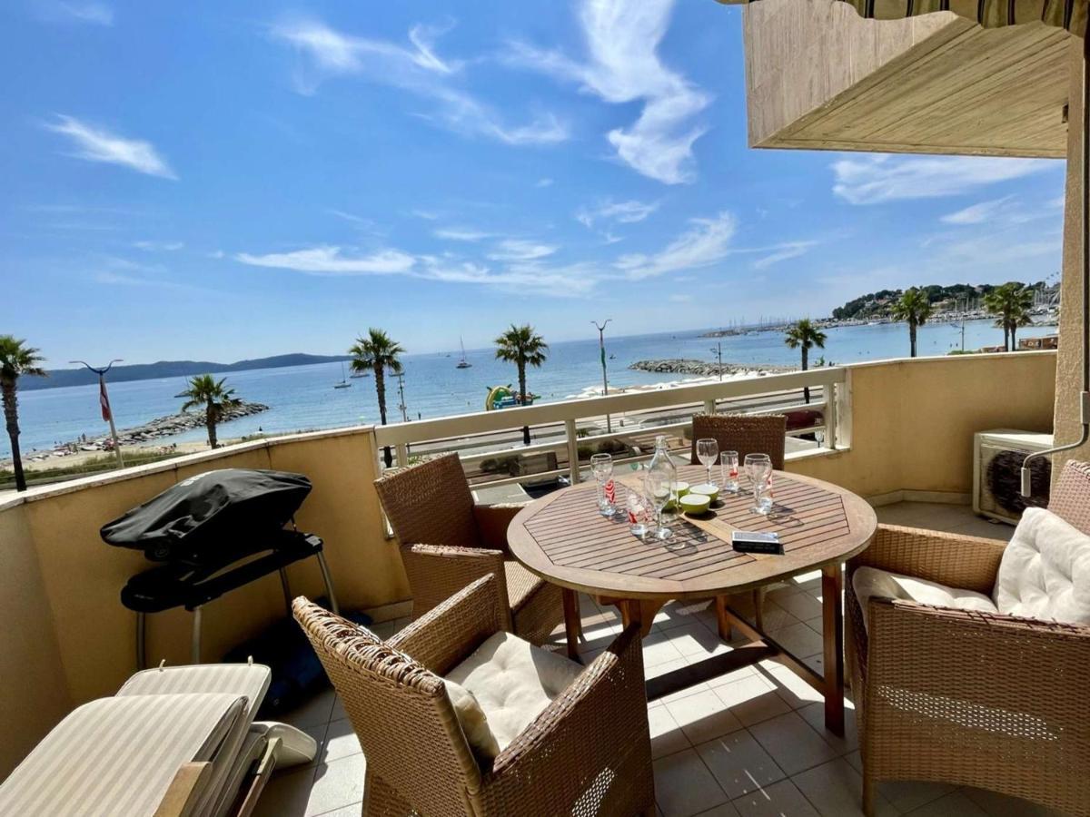 Superbe Apt 2P Front De Mer Pour 4 Pers Avec Terrasse - Cavalaire-Sur-Mer - Fr-1-226B-162 외부 사진